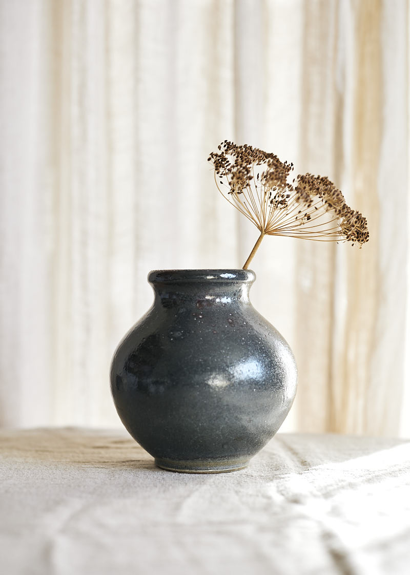 Midnight Studio Pottery Vase