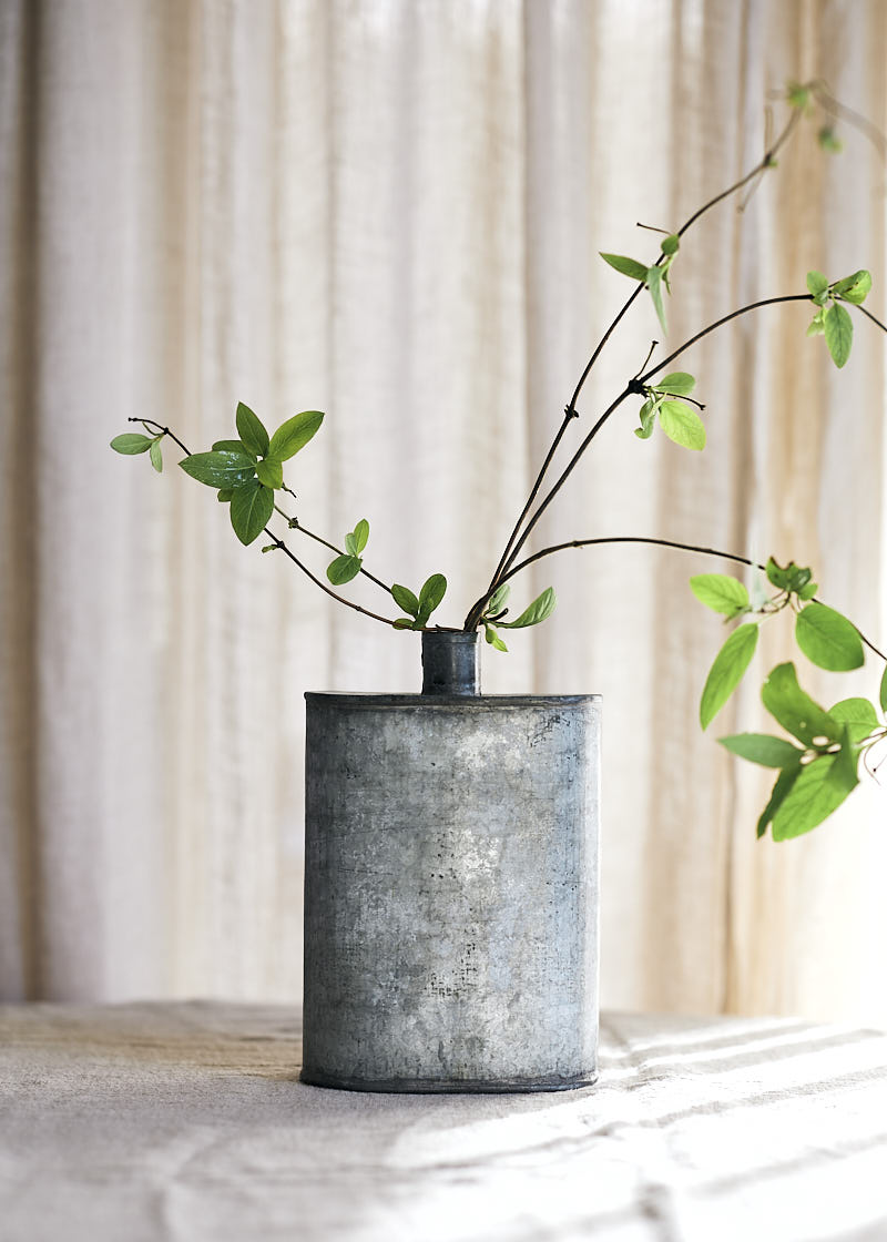 Zinc Bottle Vase