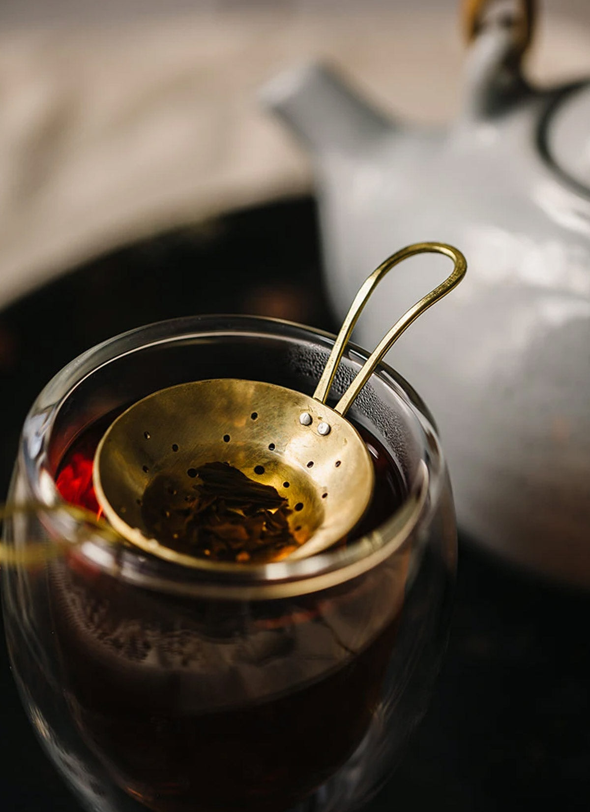 Brass Tea Strainer